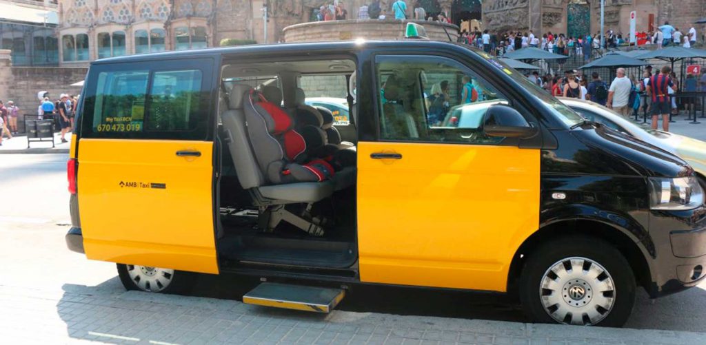 baby seats taxi barcelona